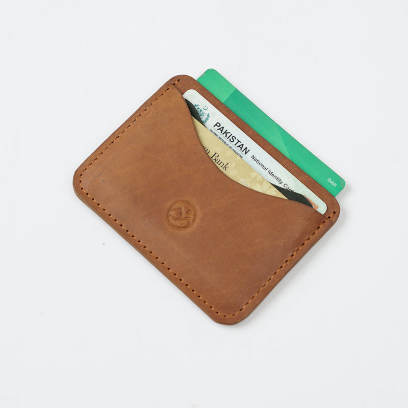 Horizontal Card Case - Brown