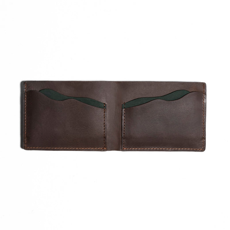 Bi-fold wallet - Dark Brown